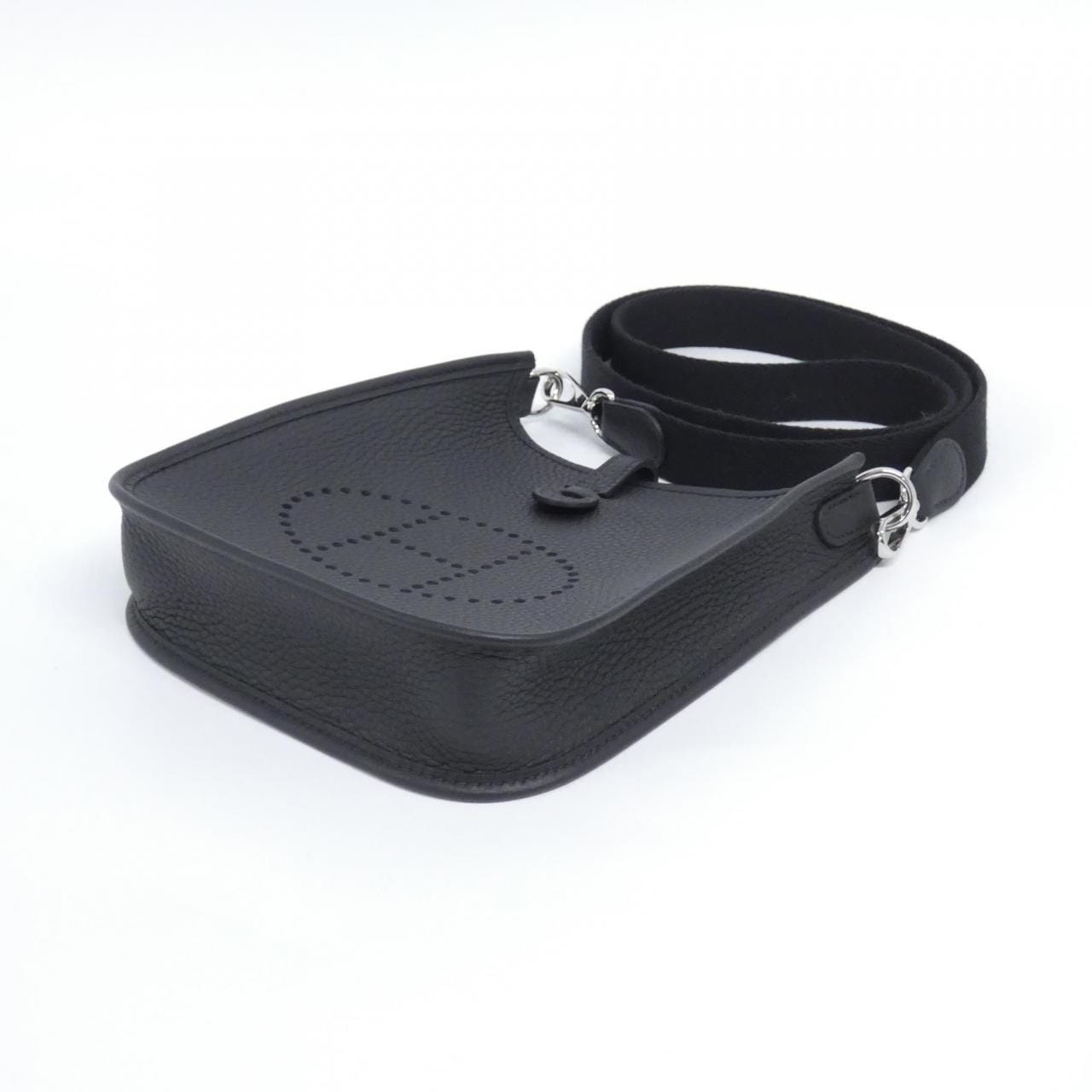 HERMES 069426CK Shoulder Clemence Black Clemence Leather - Thumbnail 3