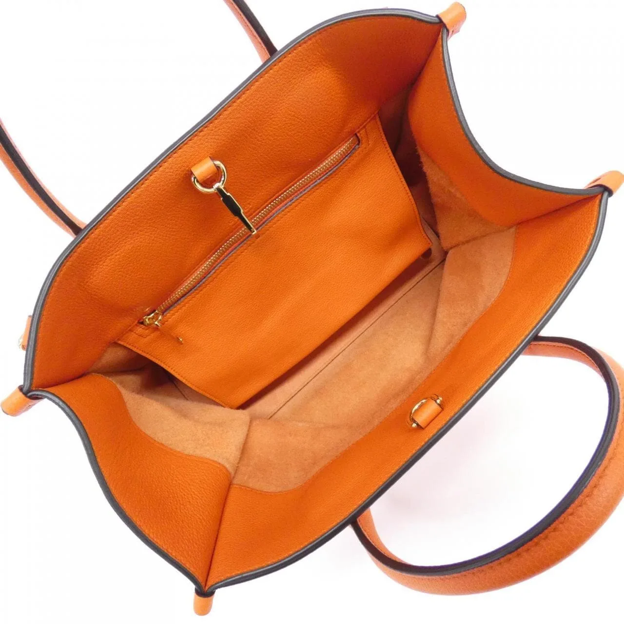 GUCCI 674822 0E8IG Handbag Leather 黑色 皮革 中古品A - 縮圖 6