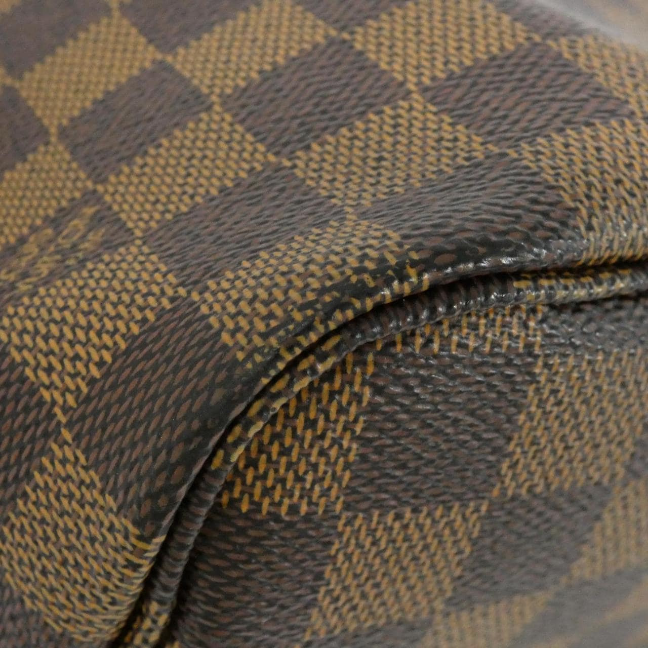LOUIS VUITTON Neverfull N51105 Bag Damier 黑色 Damier 中古品A - 縮圖 2