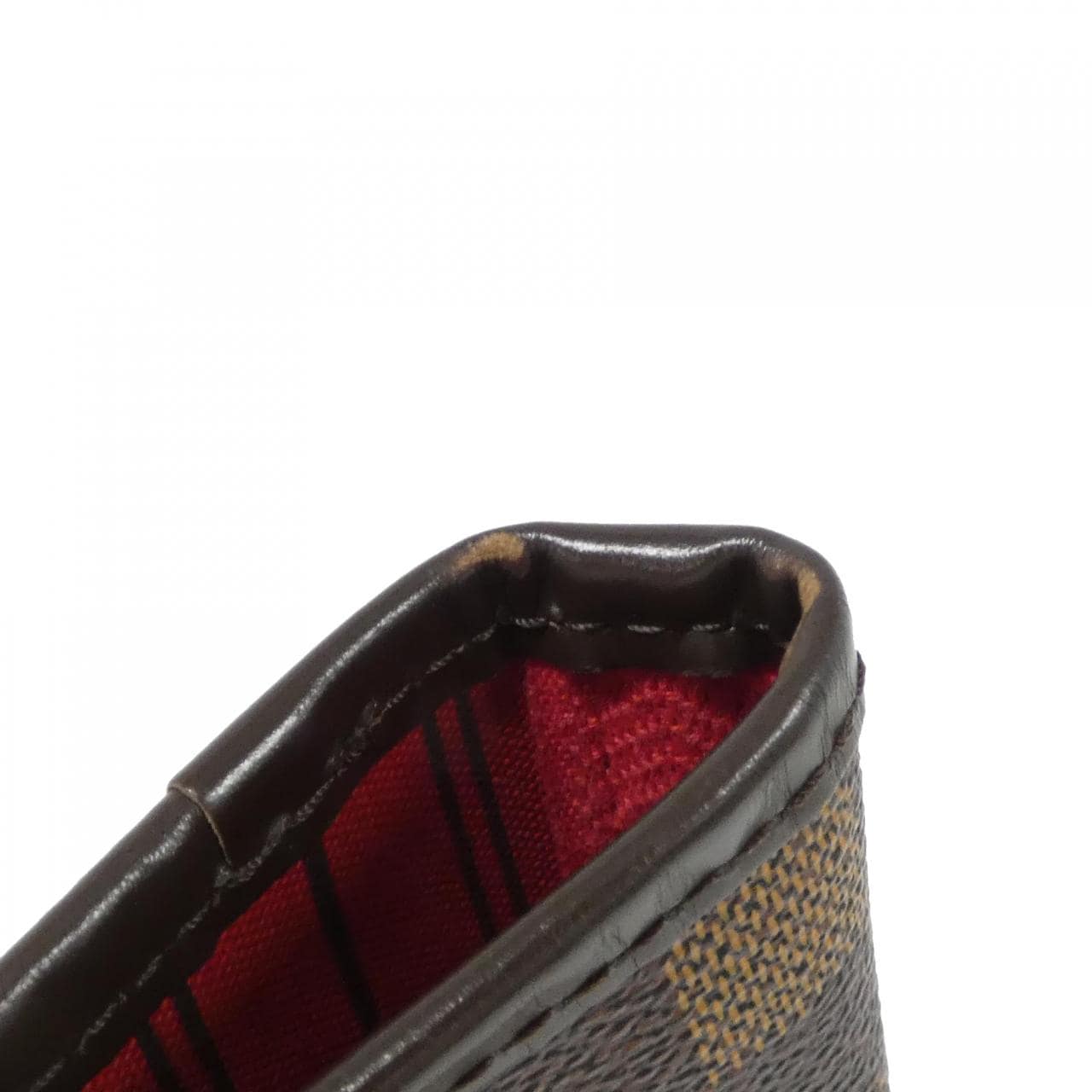 LOUIS VUITTON Neverfull N51105 Bag Damier 黑色 Damier 中古品A - 縮圖 3