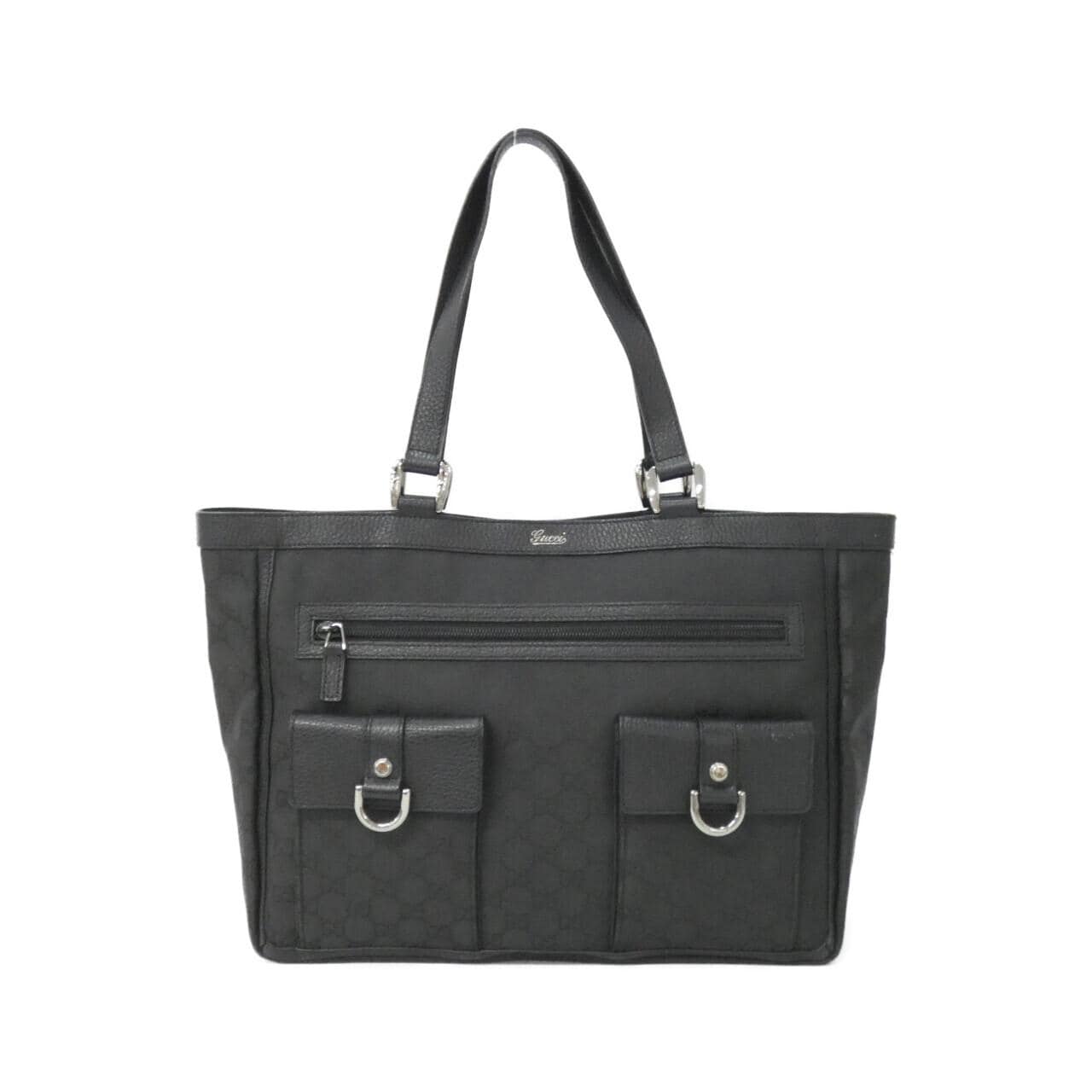 GUCCI 268639 Handbag Nylon Black