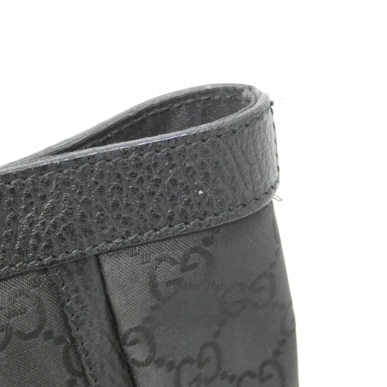 GUCCI 268639 Handbag Nylon 黑色 尼龍 中古品A - 縮圖 5