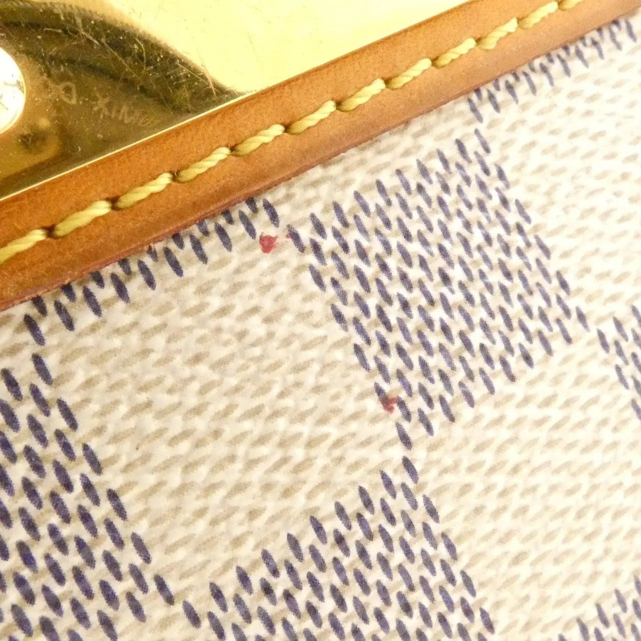 LOUIS VUITTON N51207 Handbag Damier 黑色 Damier 中古品B - 縮圖 5