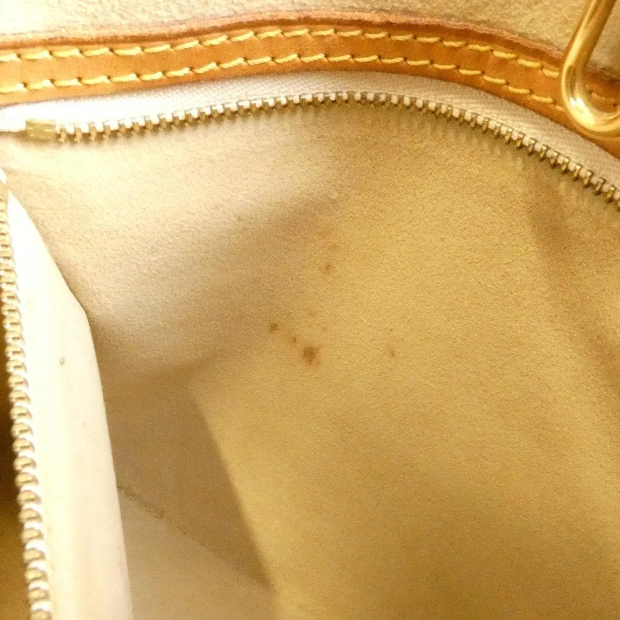 LOUIS VUITTON N51207 Handbag Damier 黑色 Damier 中古品B - 縮圖 9