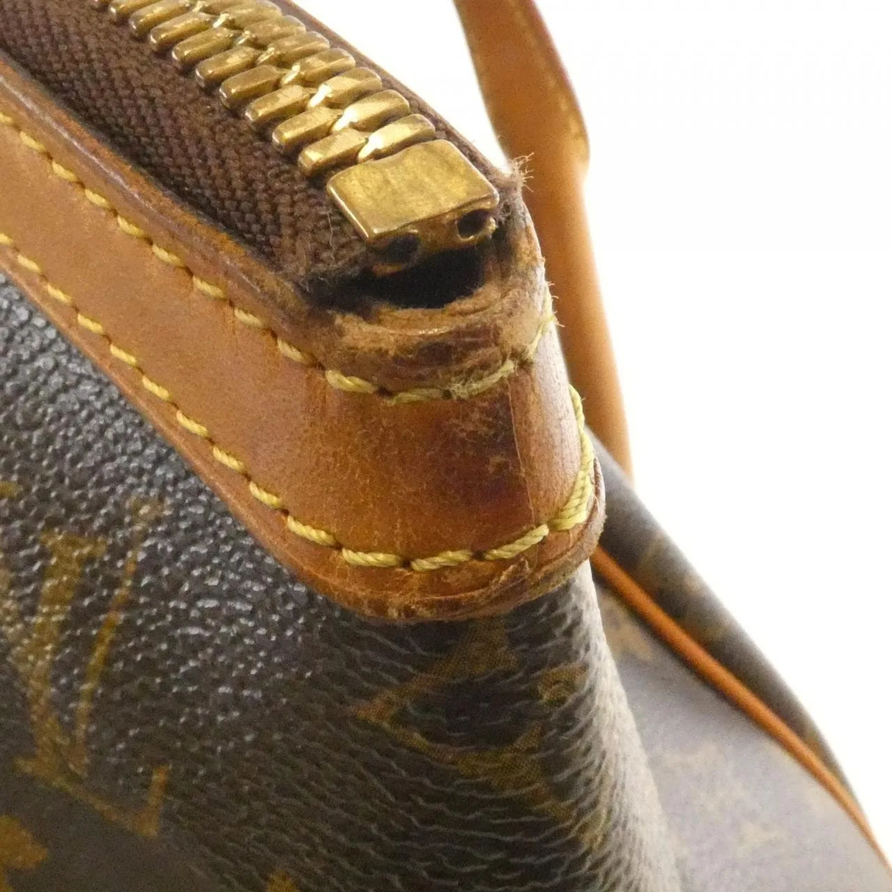 LOUIS VUITTON M40144 Shoulder Monogram 黑色 Monogram 中古品B - 縮圖 4