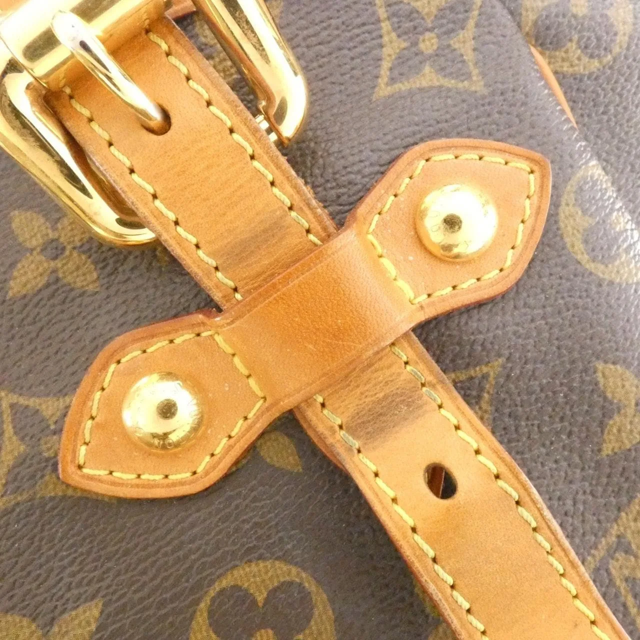 LOUIS VUITTON M40144 Shoulder Monogram 黑色 Monogram 中古品B - 縮圖 5