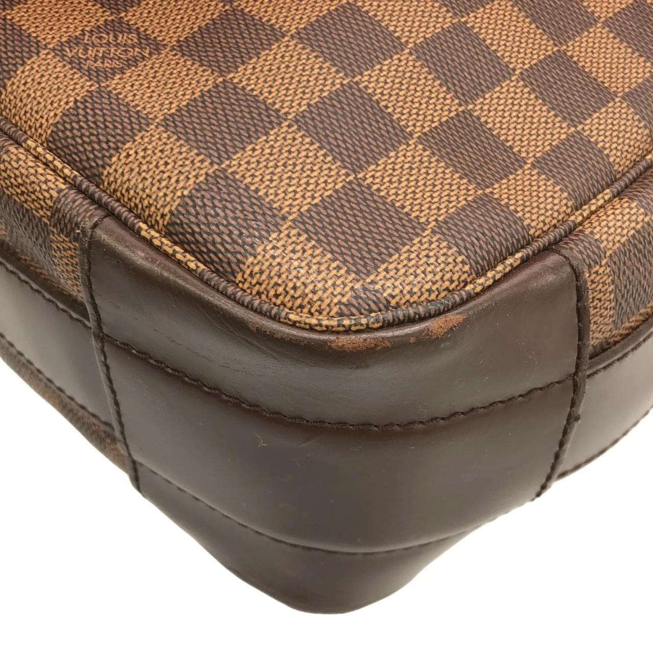 LOUIS VUITTON N45258 Shoulder Damier 黑色 Damier 中古品A - 縮圖 3