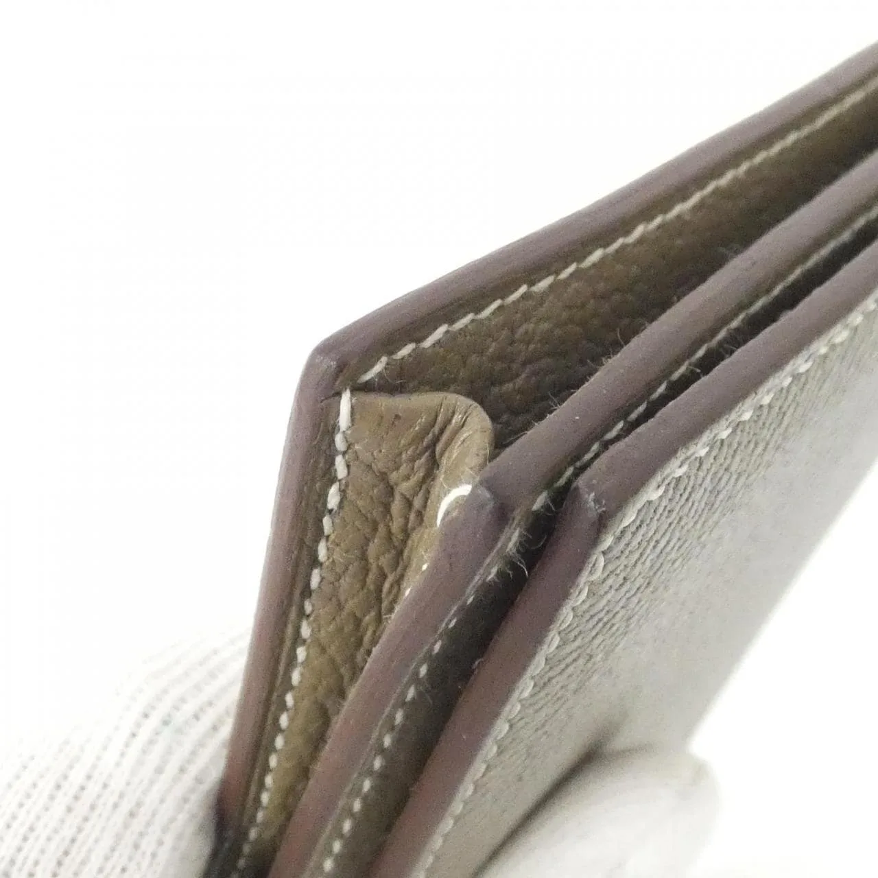 HERMES 039078CC Wallet Etoupe Rank A - Thumbnail 3