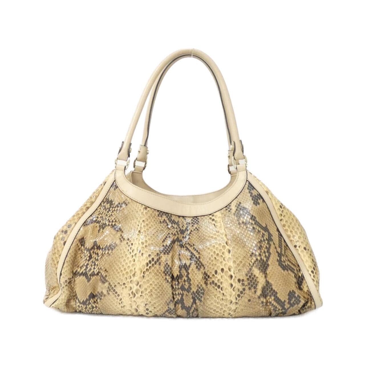 GUCCI 189835 Shoulder Python Beige Python - Thumbnail 2