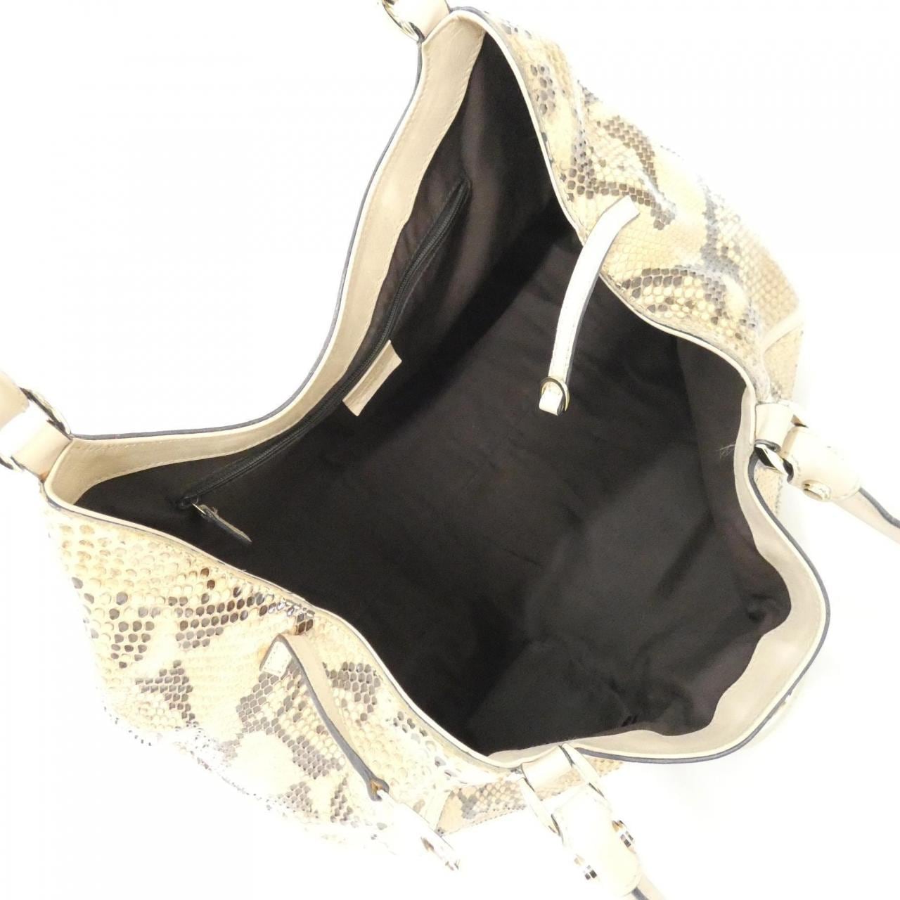 GUCCI 189835 Shoulder Python Beige Python - Thumbnail 9