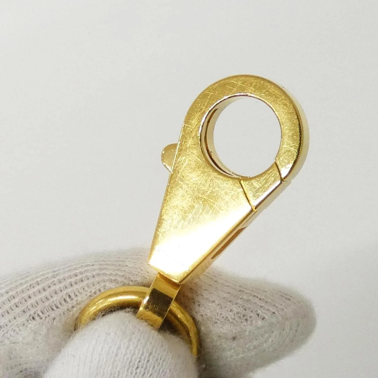 HERMES 083420CC Wallet Canvas 金色 帆布 中古品A - 縮圖 4