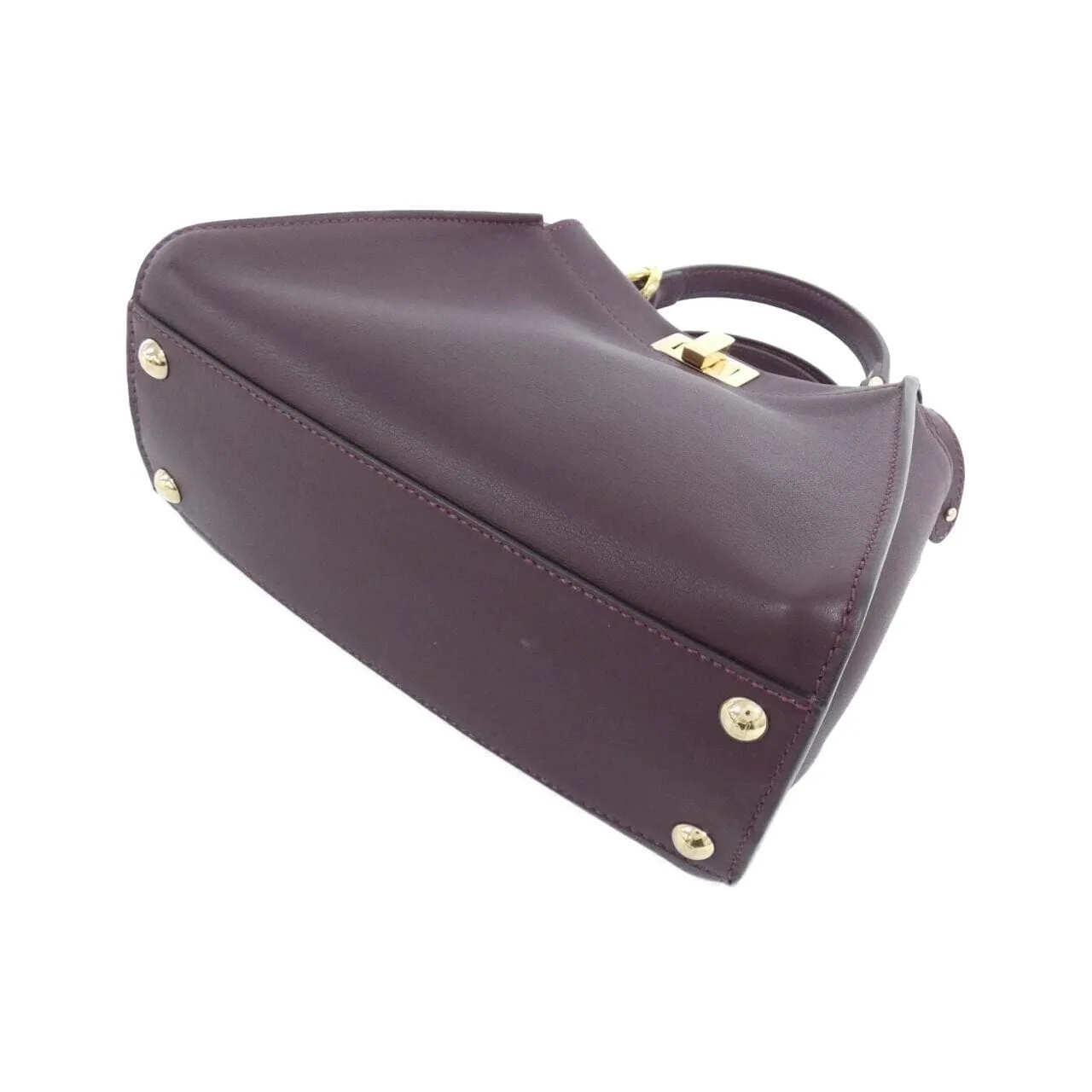 FENDI Peekaboo 8BN244 AQ09 Handbag Leather Black Leather - Thumbnail 2