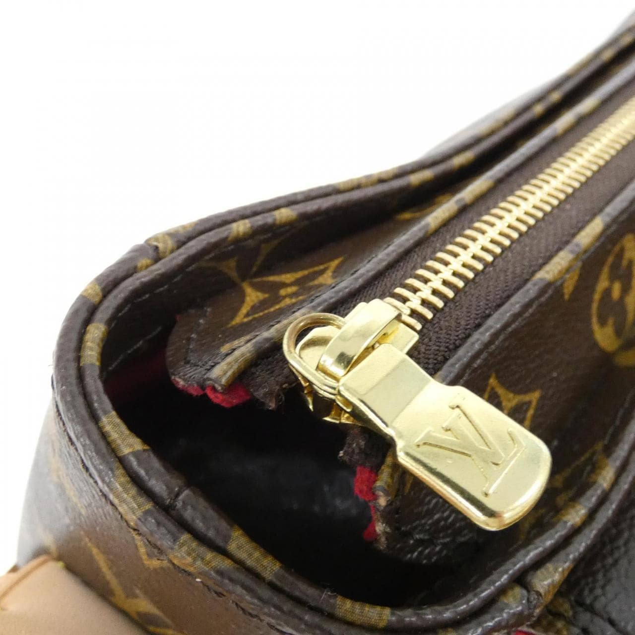 LOUIS VUITTON Viva Cité M51163 Shoulder Bag Monogram 黑色 Monogram 中古品A - 縮圖 4