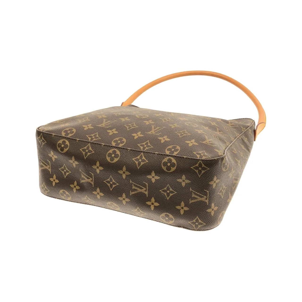 LOUIS VUITTON Looping M51145 Shoulder Monogram 黑色 Monogram 中古品A - 縮圖 3