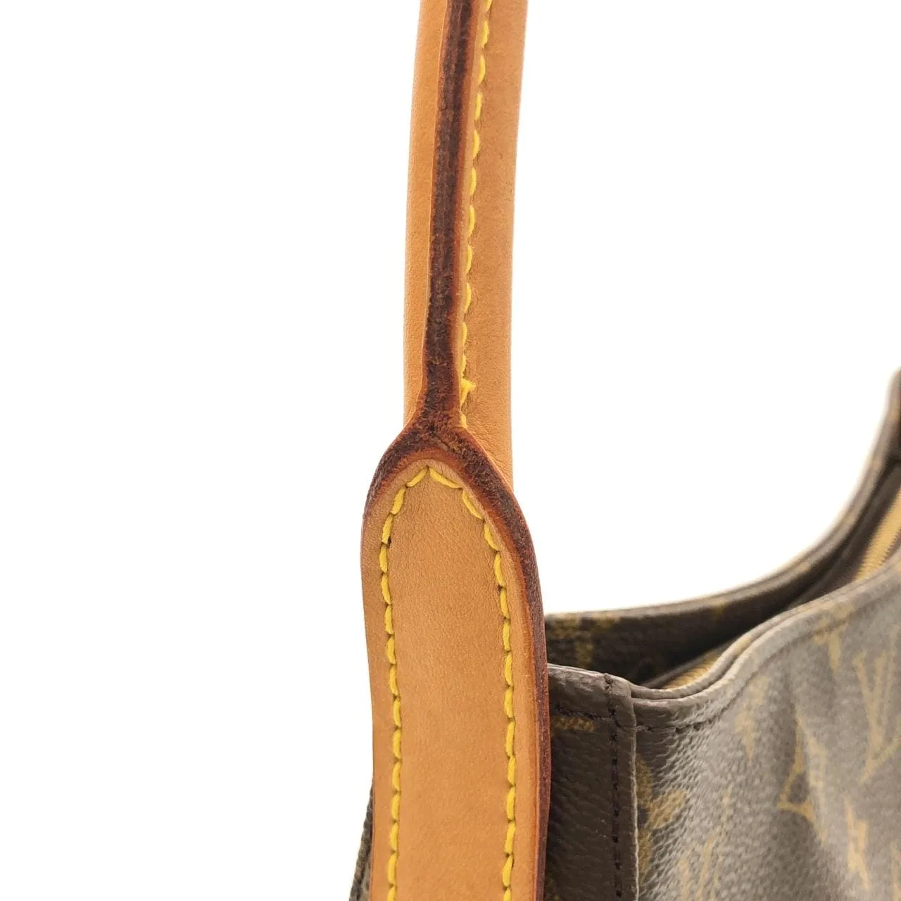 LOUIS VUITTON Looping M51145 Shoulder Monogram 黑色 Monogram 中古品A - 縮圖 5