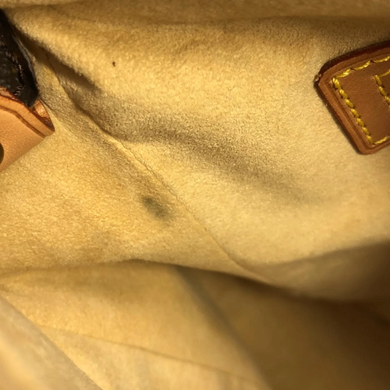 LOUIS VUITTON Looping M51145 Shoulder Monogram 黑色 Monogram 中古品A - 縮圖 9