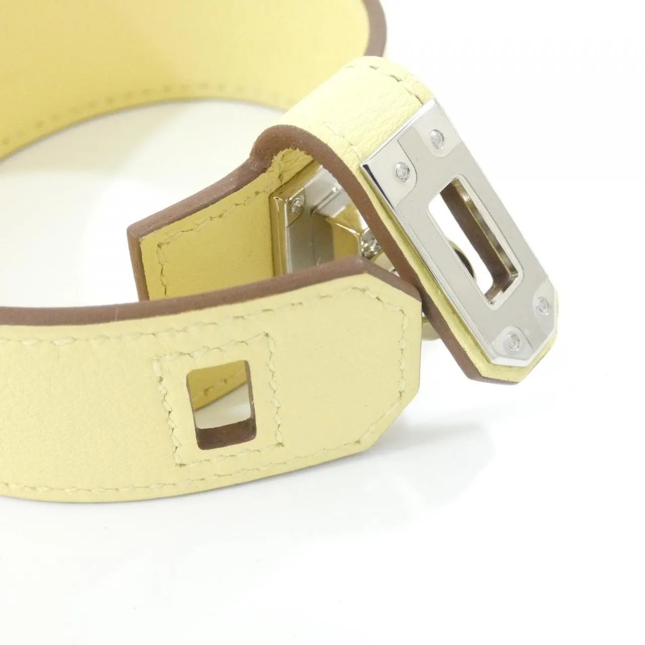 HERMES Kelly 011078CK Accessories Swift Black Swift Leather Rank A - Thumbnail 4