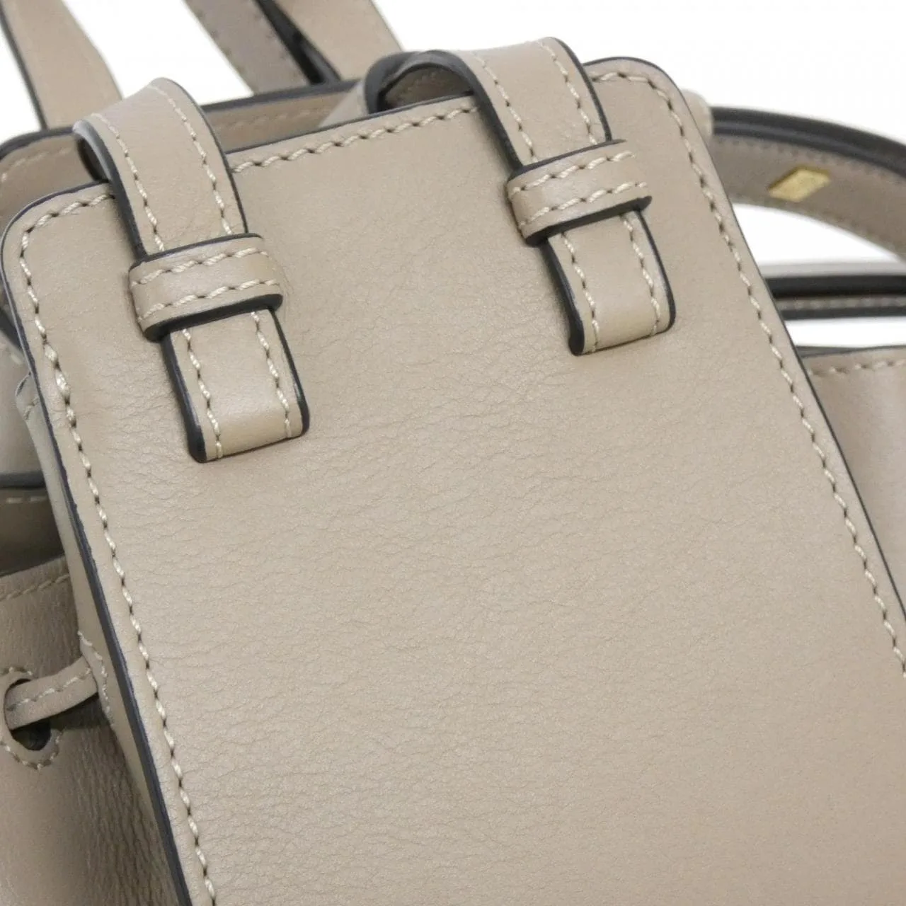 LOEWE Hammock 314 30 V07 Shoulder 黑色 中古品A - 縮圖 5