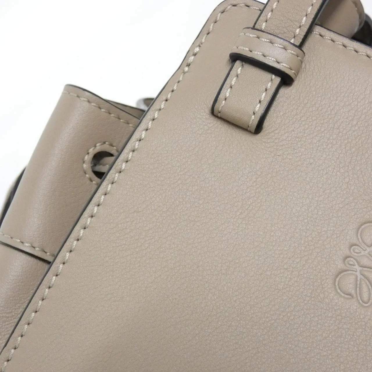 LOEWE Hammock 314 30 V07 Shoulder 黑色 中古品A - 縮圖 6