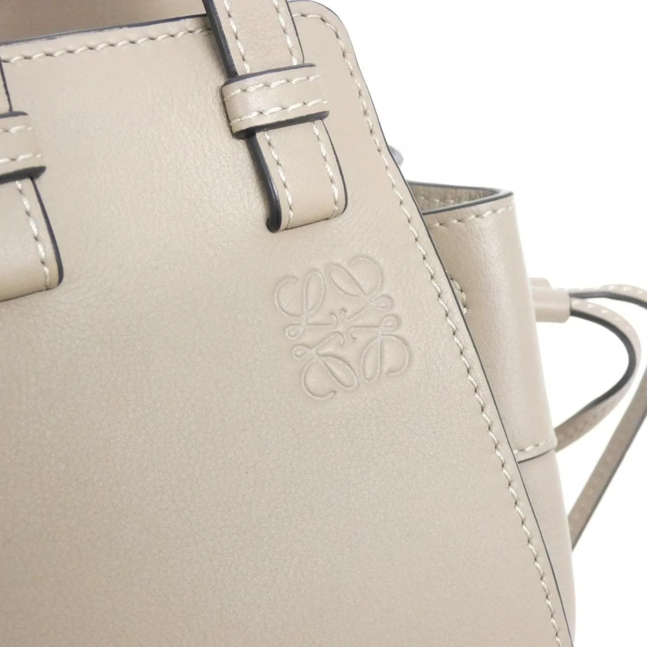 LOEWE Hammock 314 30 V07 Shoulder 黑色 中古品A - 縮圖 7