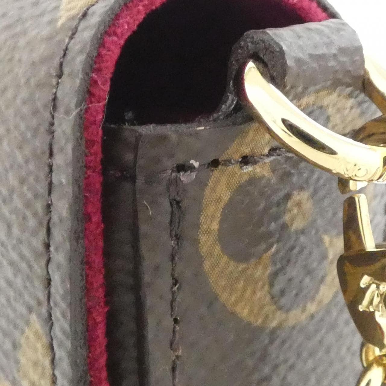 LOUIS VUITTON Pochette M81896 Shoulder Bag Monogram Black Monogram - Thumbnail 4