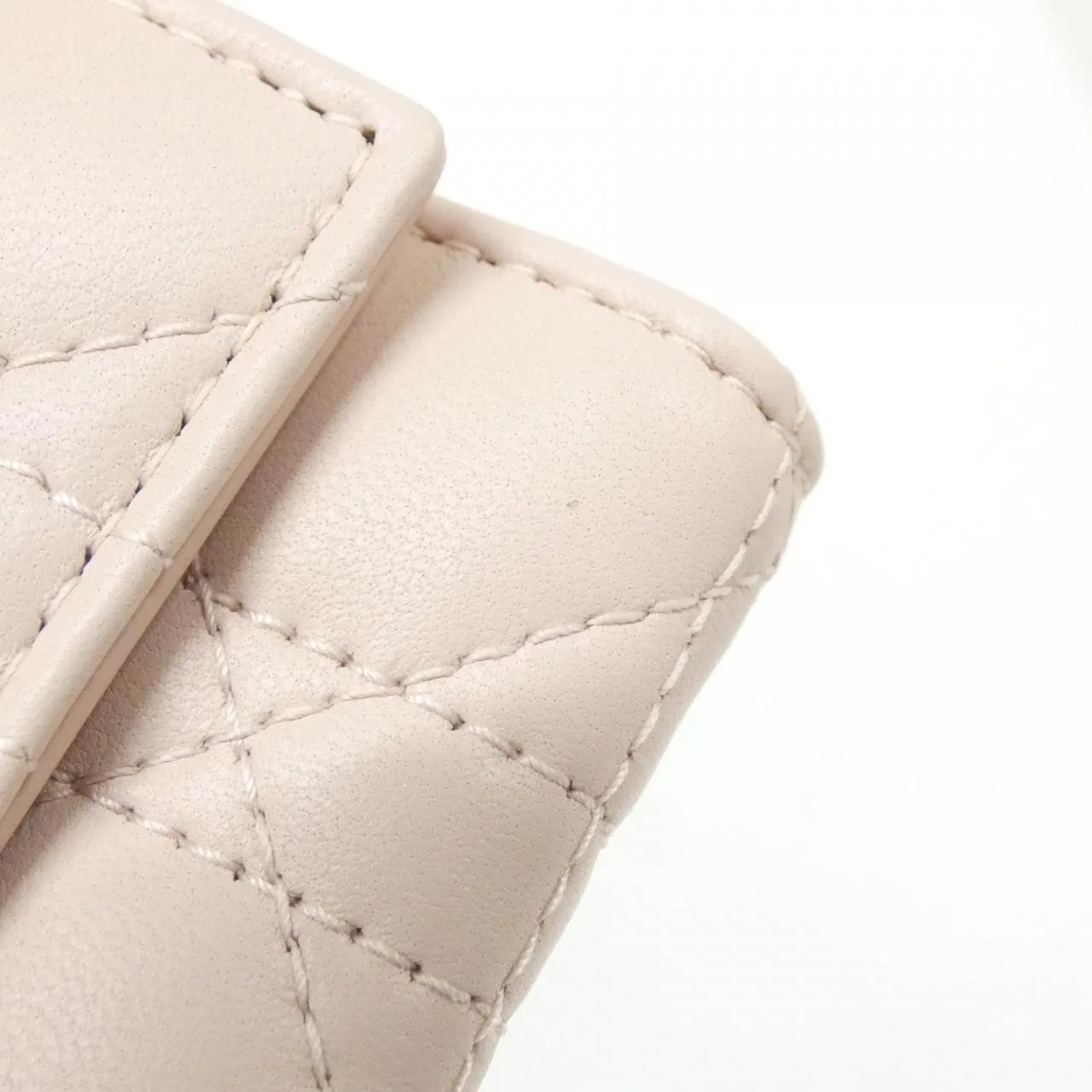 DIOR S3105UNJB Wallet Lambskin 黑色 羊皮 中古品A - 縮圖 4