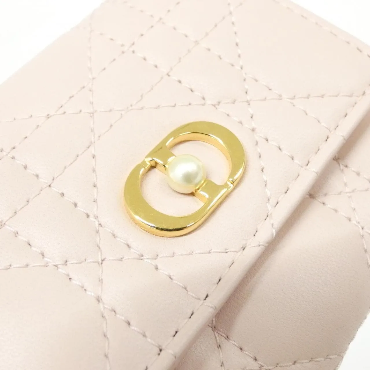 DIOR S3105UNJB Wallet Lambskin 黑色 羊皮 中古品A - 縮圖 5