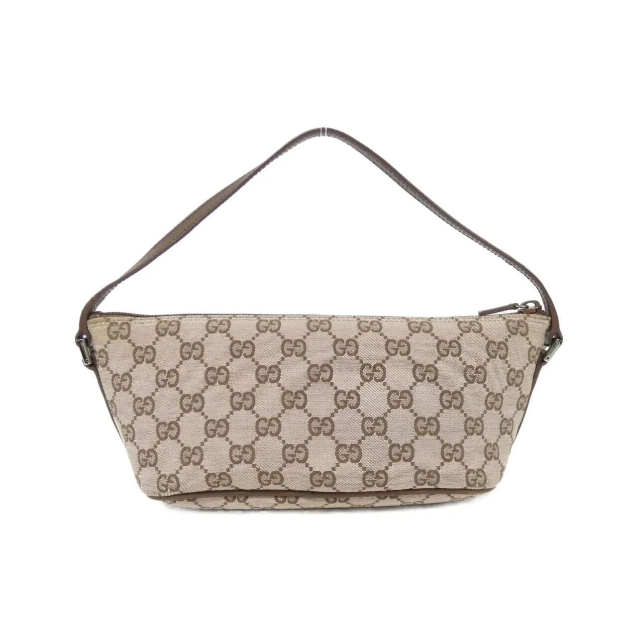 GUCCI 039 1103 Handbag Canvas Brown Canvas Rank A - Thumbnail 2