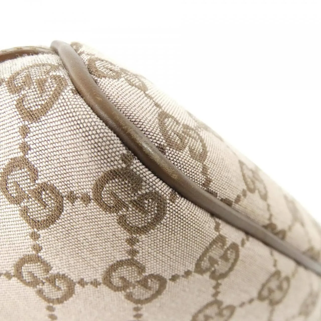 GUCCI 039 1103 Handbag Canvas Brown Canvas Rank A - Thumbnail 3