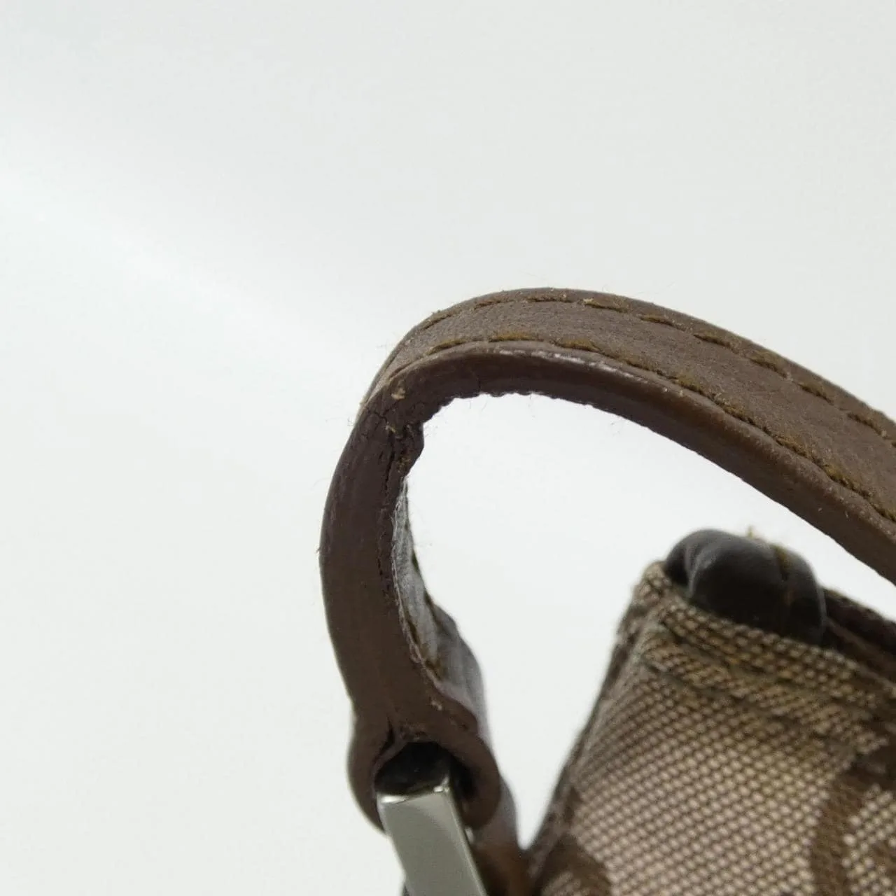 GUCCI 039 1103 Handbag Canvas Brown Canvas Rank A - Thumbnail 4