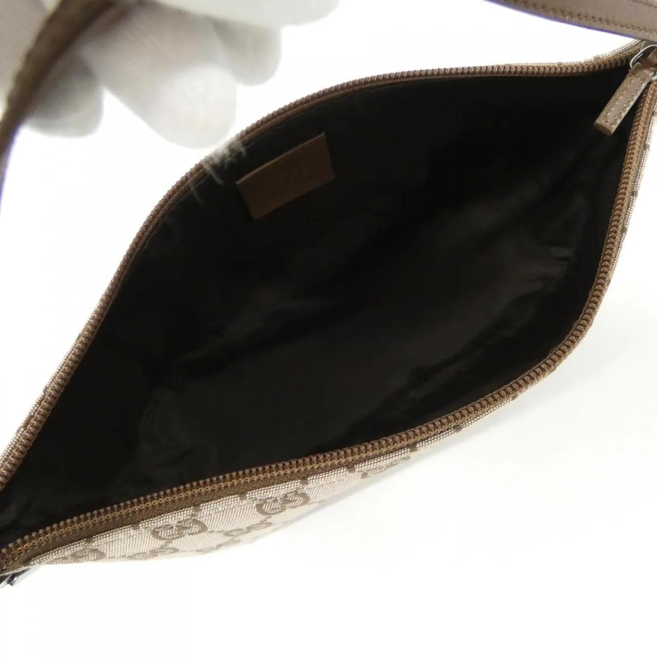 GUCCI 039 1103 Handbag Canvas Brown Canvas Rank A - Thumbnail 6