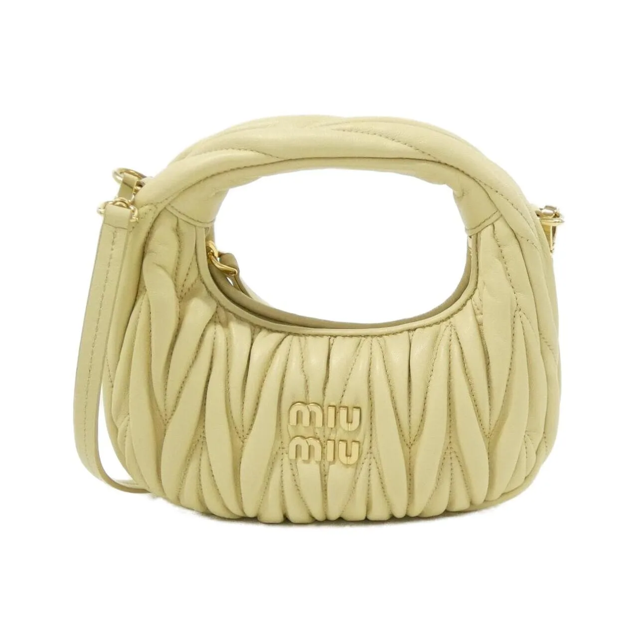 MIU MIU 5BP078 Handbag Beige
