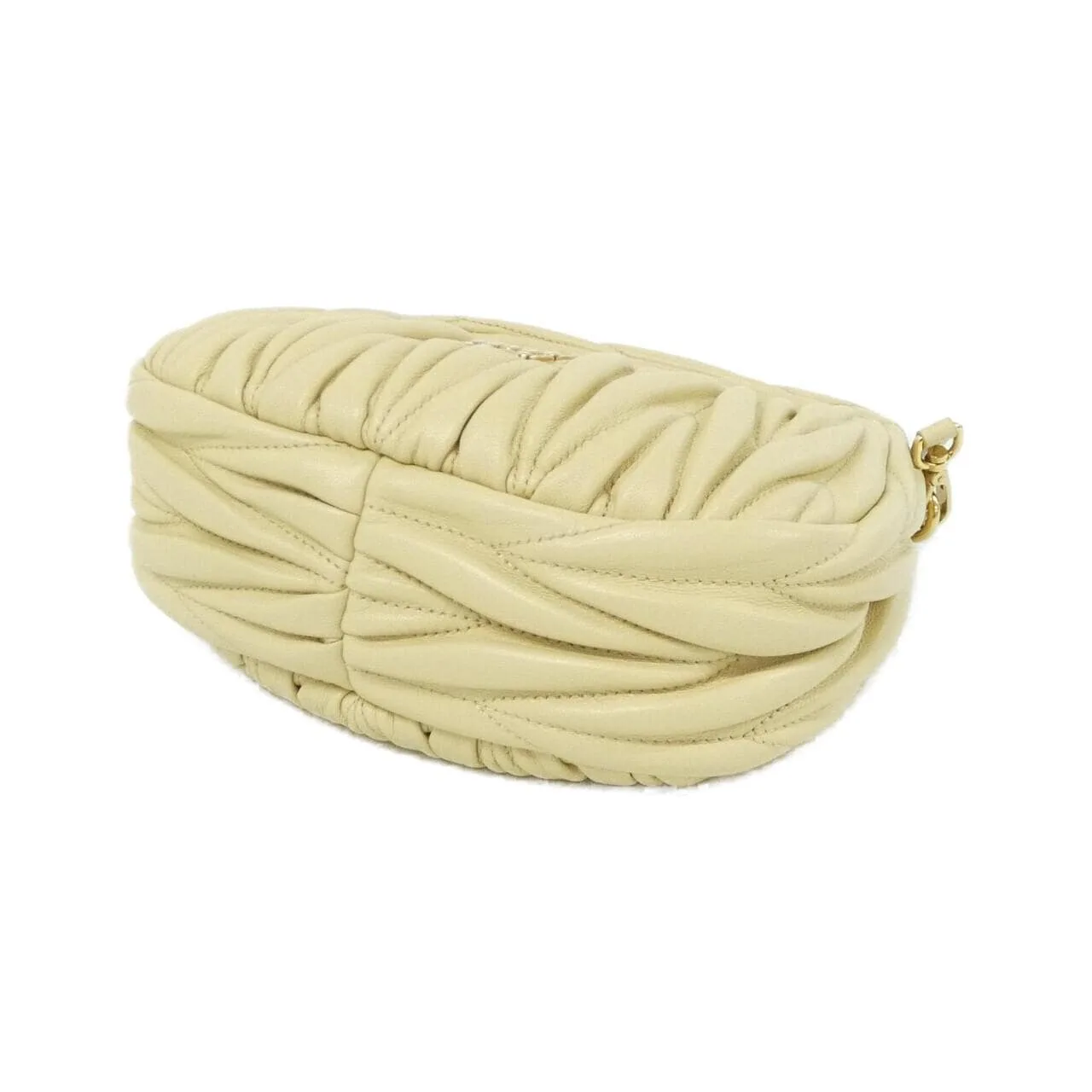 MIU MIU 5BP078 Handbag Beige Rank A - Thumbnail 3