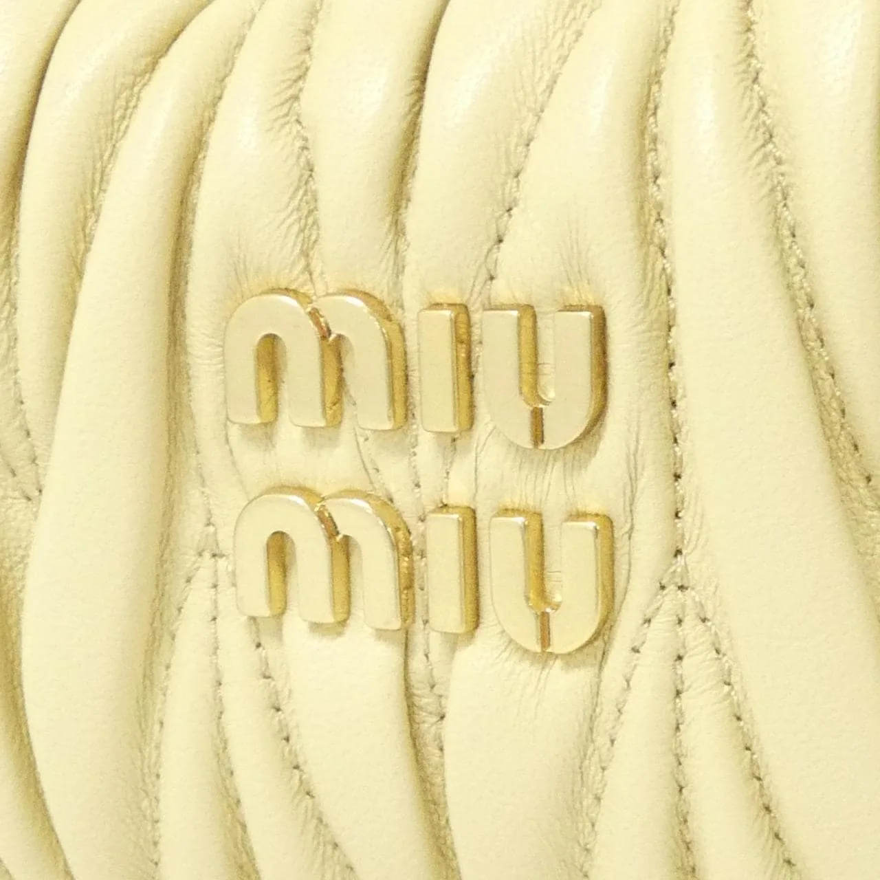 MIU MIU 5BP078 Handbag Beige Rank A - Thumbnail 4