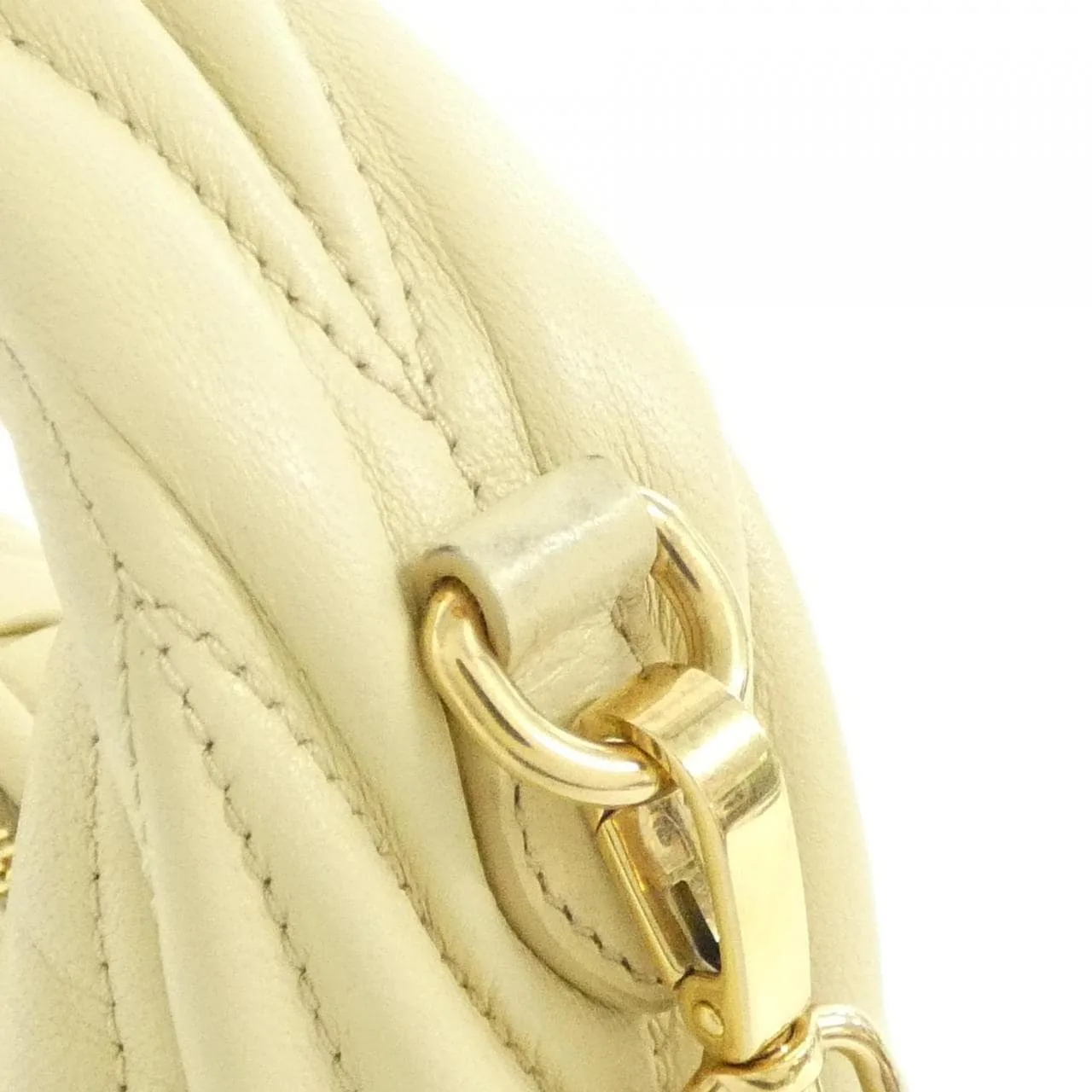MIU MIU 5BP078 Handbag Beige Rank A - Thumbnail 7