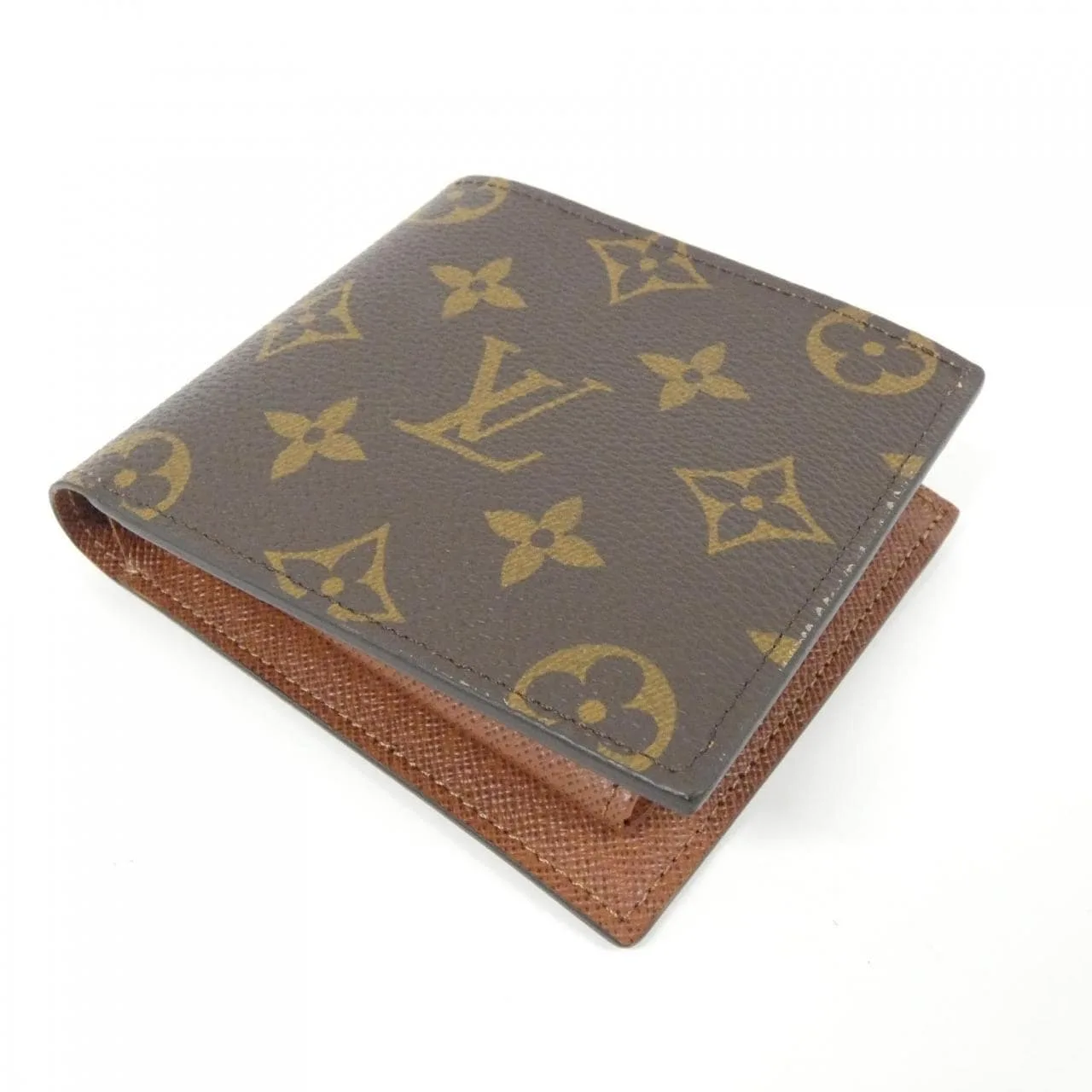 LOUIS VUITTON M62288 Wallet Monogram 黑色 Monogram 中古品A - 縮圖 3