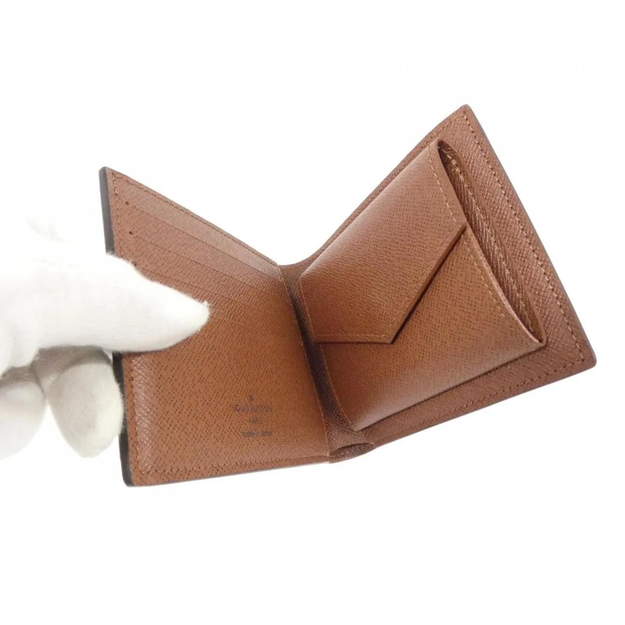 LOUIS VUITTON M62288 Wallet Monogram 黑色 Monogram 中古品A - 縮圖 5