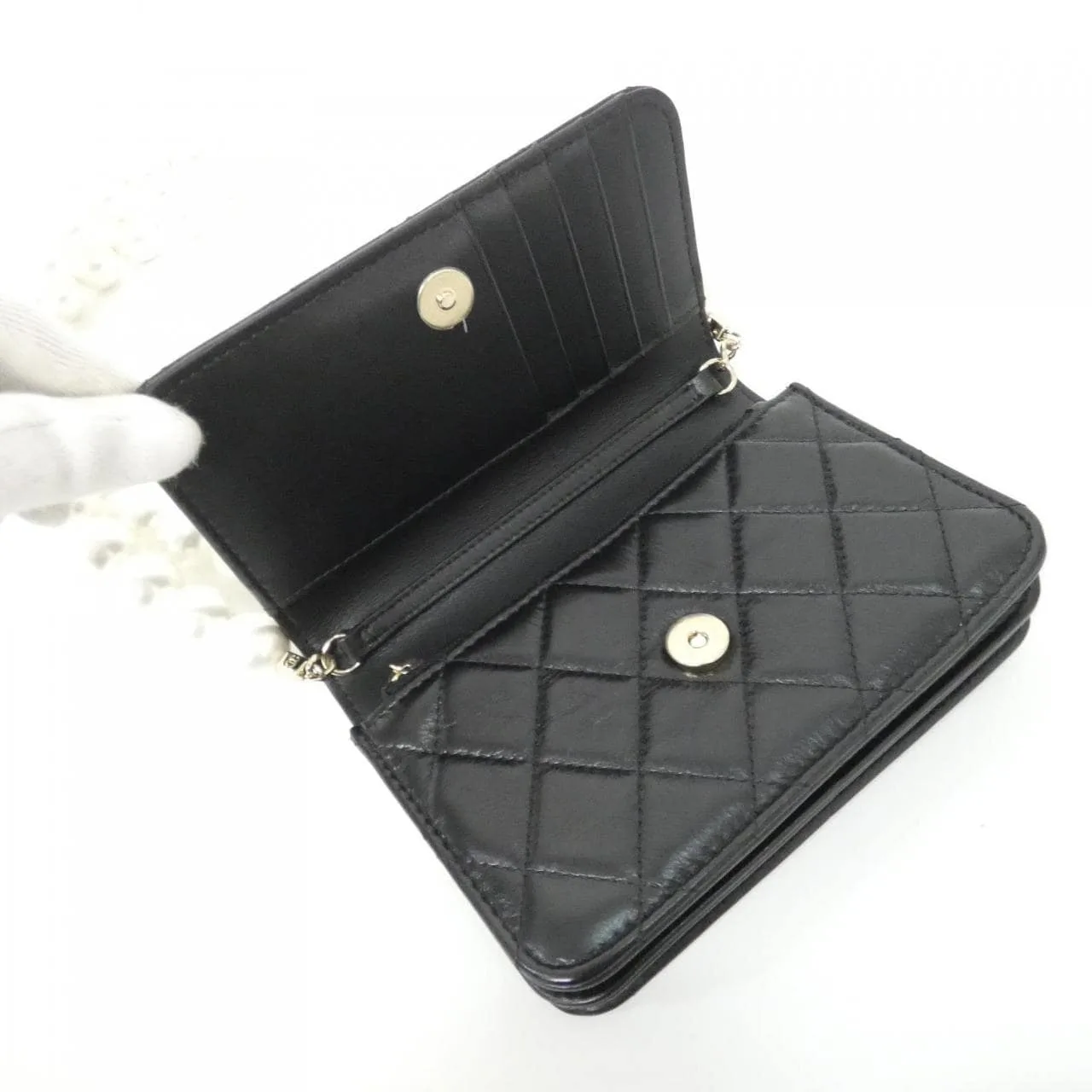 CHANEL Timeless Classic AP1839 Wallet Black Rank A - Thumbnail 6