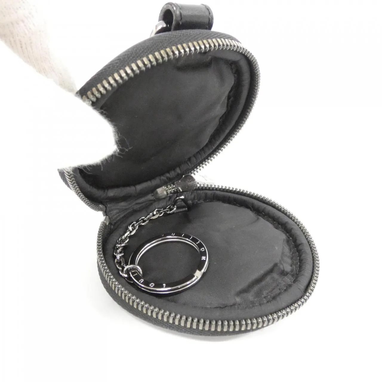 LOUIS VUITTON MP2711 Key Case Nylon Black Nylon Rank B - Thumbnail 8