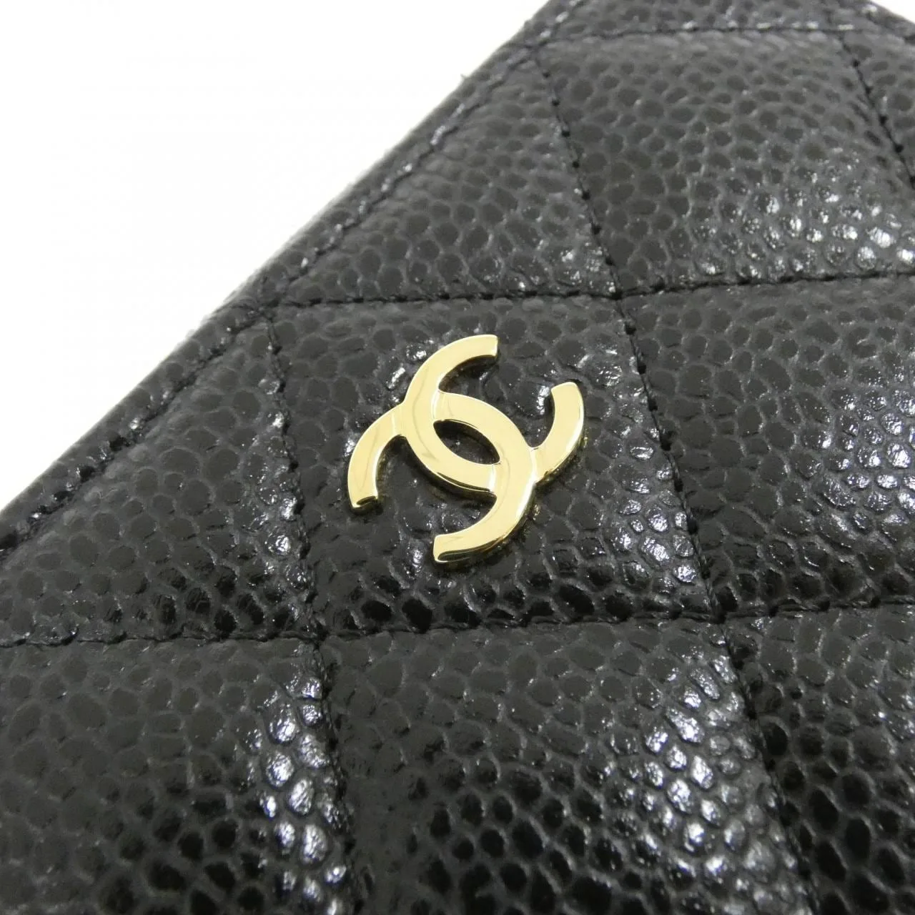 CHANEL Timeless Classic AP0216 Coin Case Grained Calfskin Black Grained Calfskin Rank A - Thumbnail 4