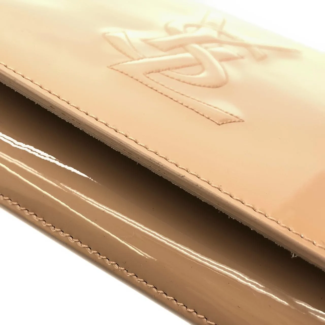 SAINT LAURENT 311223 B870J Handbag Patent Leather Beige Patent Leather Rank A - Thumbnail 4