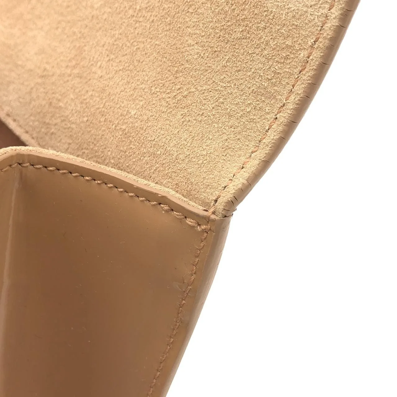 SAINT LAURENT 311223 B870J Handbag Patent Leather Beige Patent Leather Rank A - Thumbnail 6