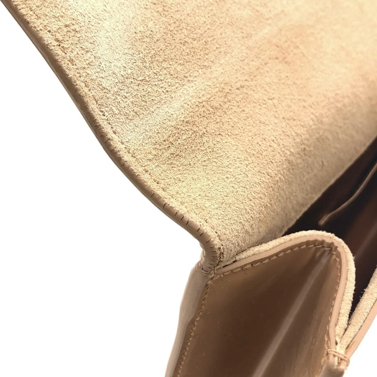 SAINT LAURENT 311223 B870J Handbag Patent Leather Beige Patent Leather Rank A - Thumbnail 7