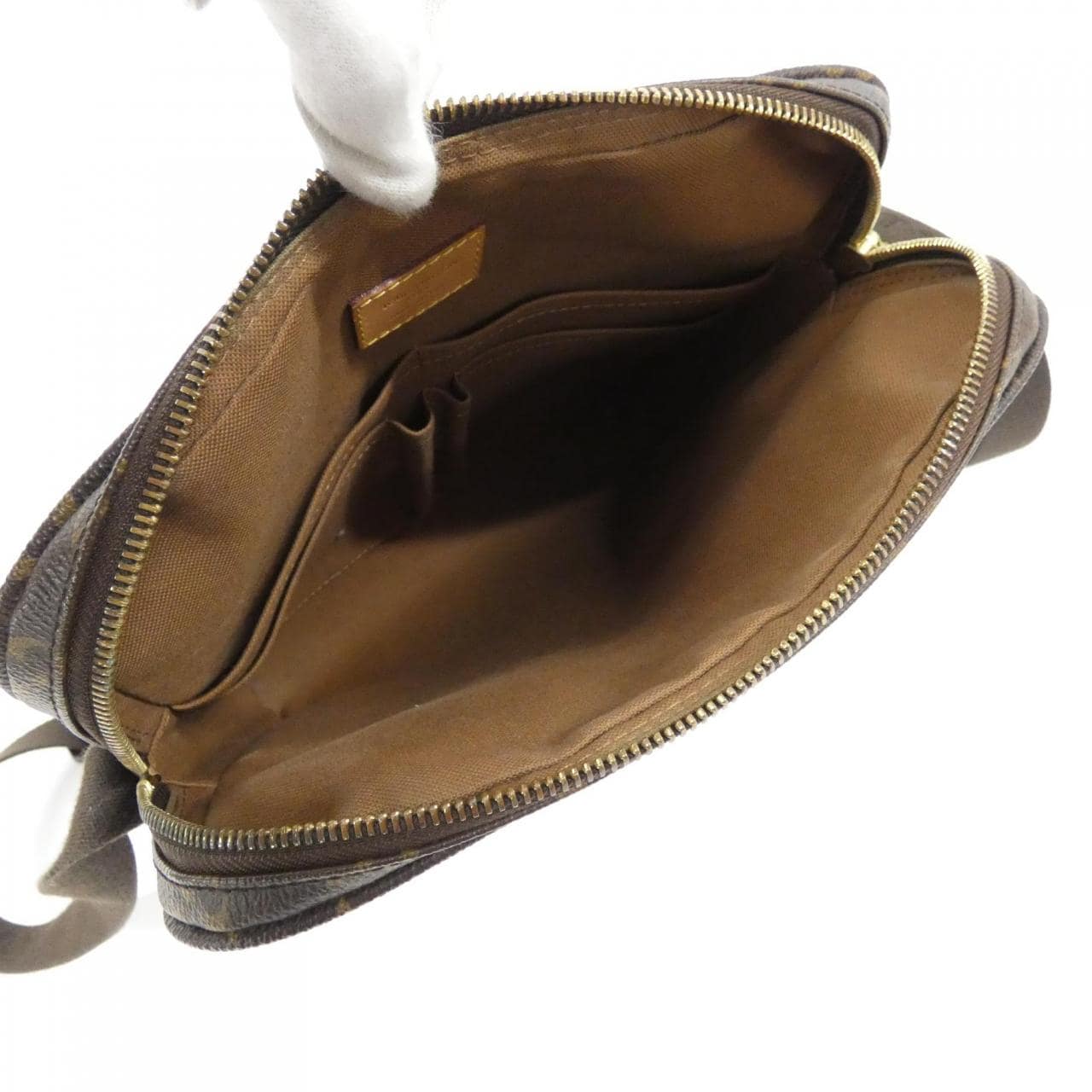 LOUIS VUITTON Trotteur M97037 Shoulder Monogram 黑色 Monogram 中古品A - 縮圖 8