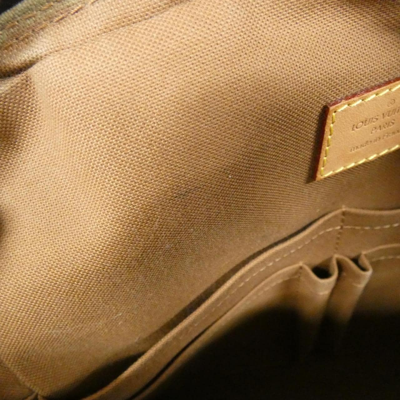 LOUIS VUITTON Trotteur M97037 Shoulder Monogram 黑色 Monogram 中古品A - 縮圖 9