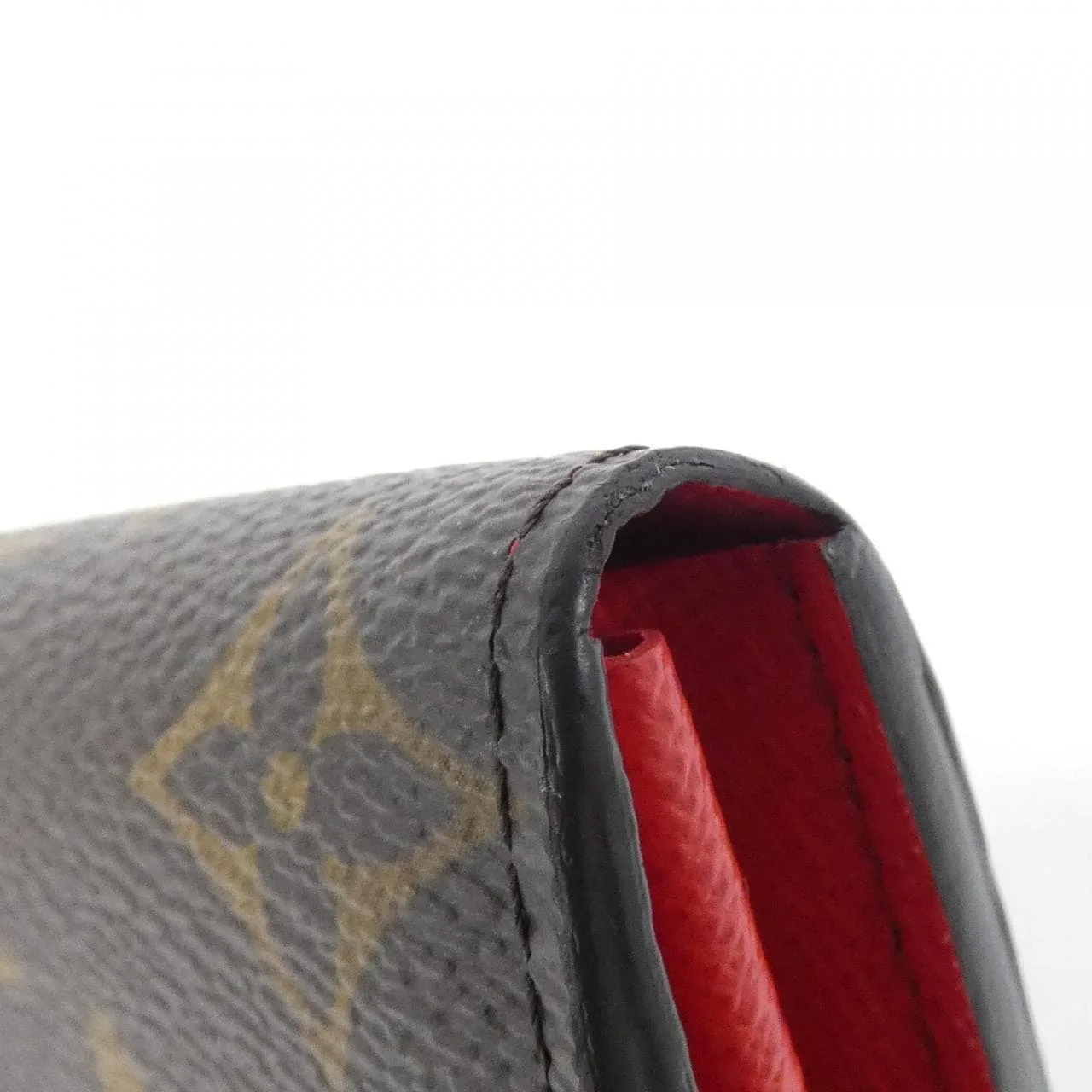 LOUIS VUITTON M62236 Wallet Monogram 黑色 Monogram 中古品A - 縮圖 3