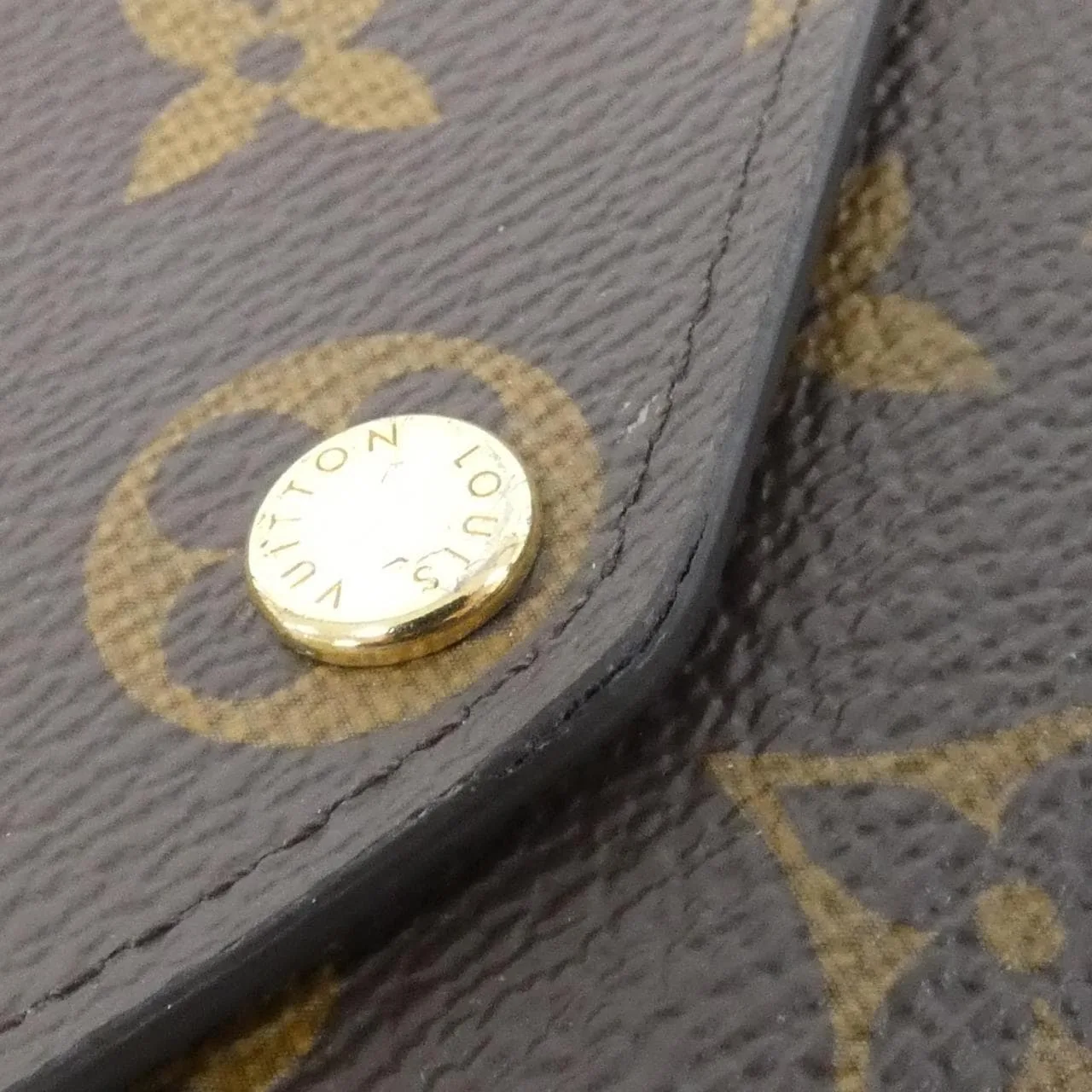 LOUIS VUITTON M62236 Wallet Monogram 黑色 Monogram 中古品A - 縮圖 5