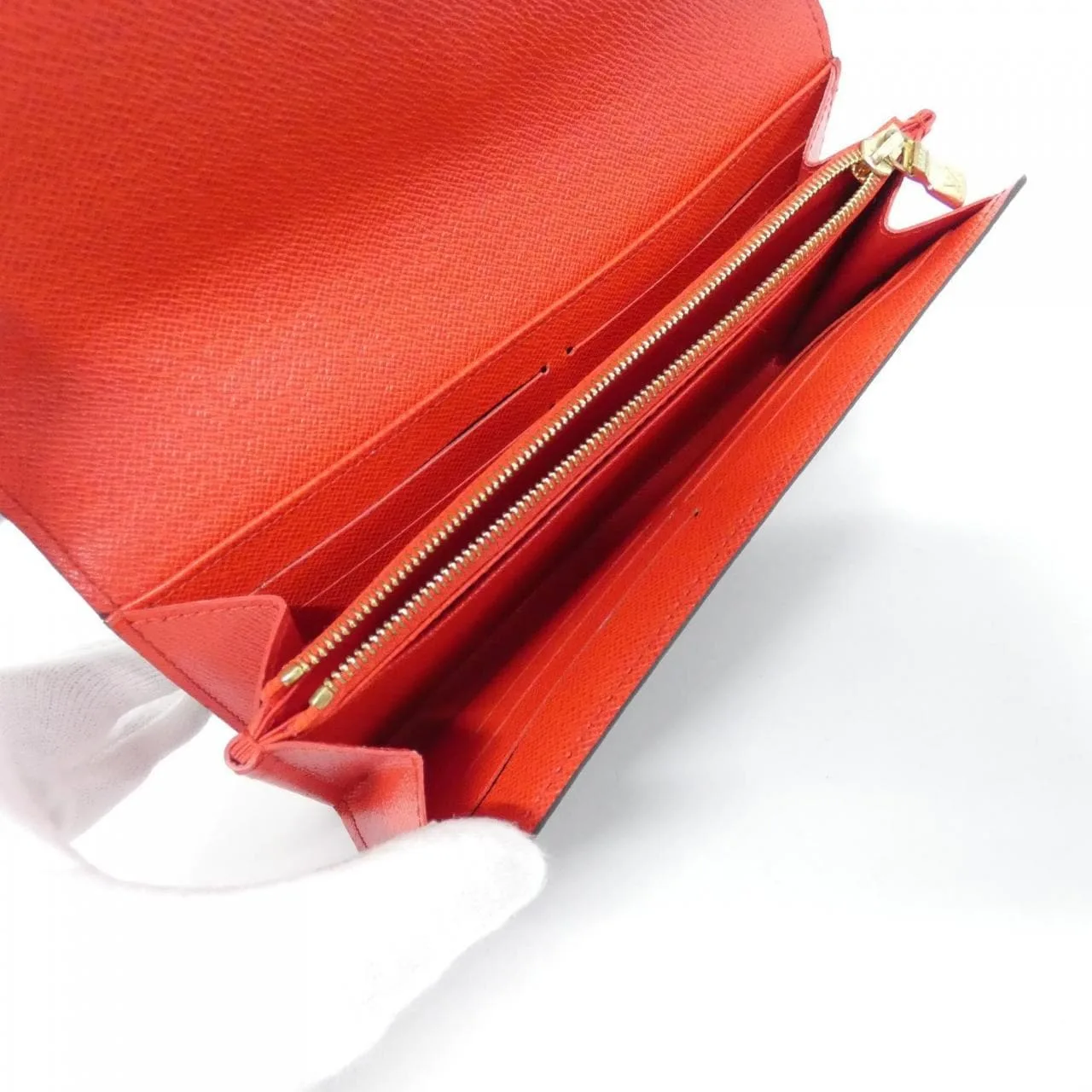 LOUIS VUITTON M62236 Wallet Monogram 黑色 Monogram 中古品A - 縮圖 9