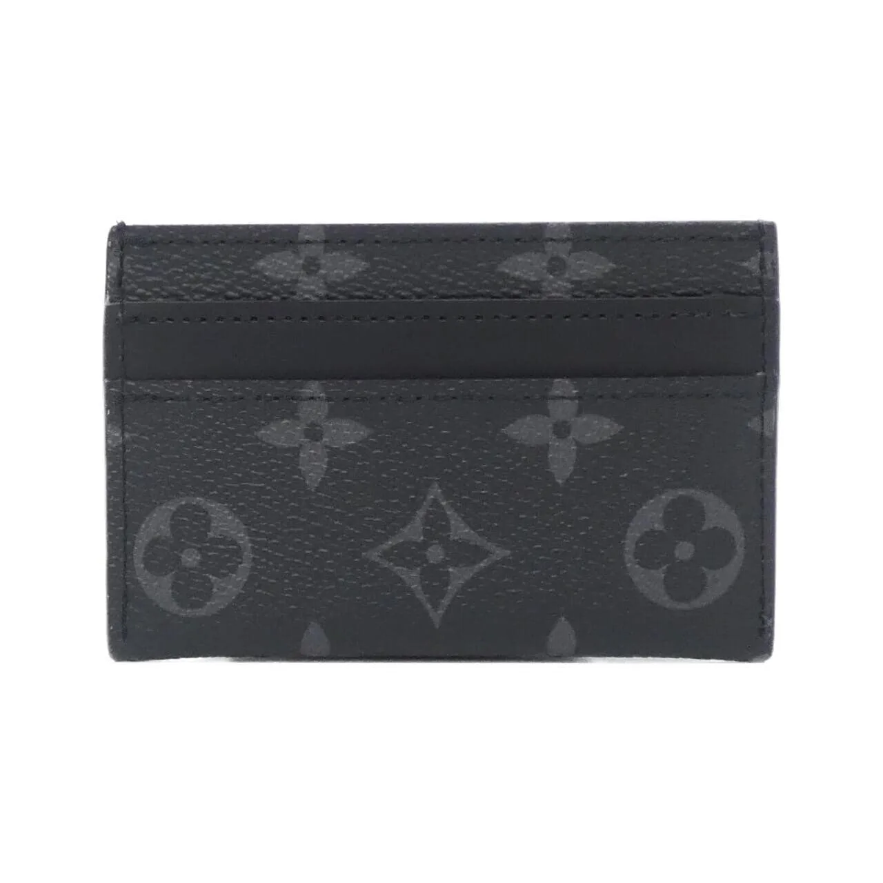 LOUIS VUITTON Eclipse M62170 Card Case Monogram 黑色 Monogram 中古品A - 縮圖 2