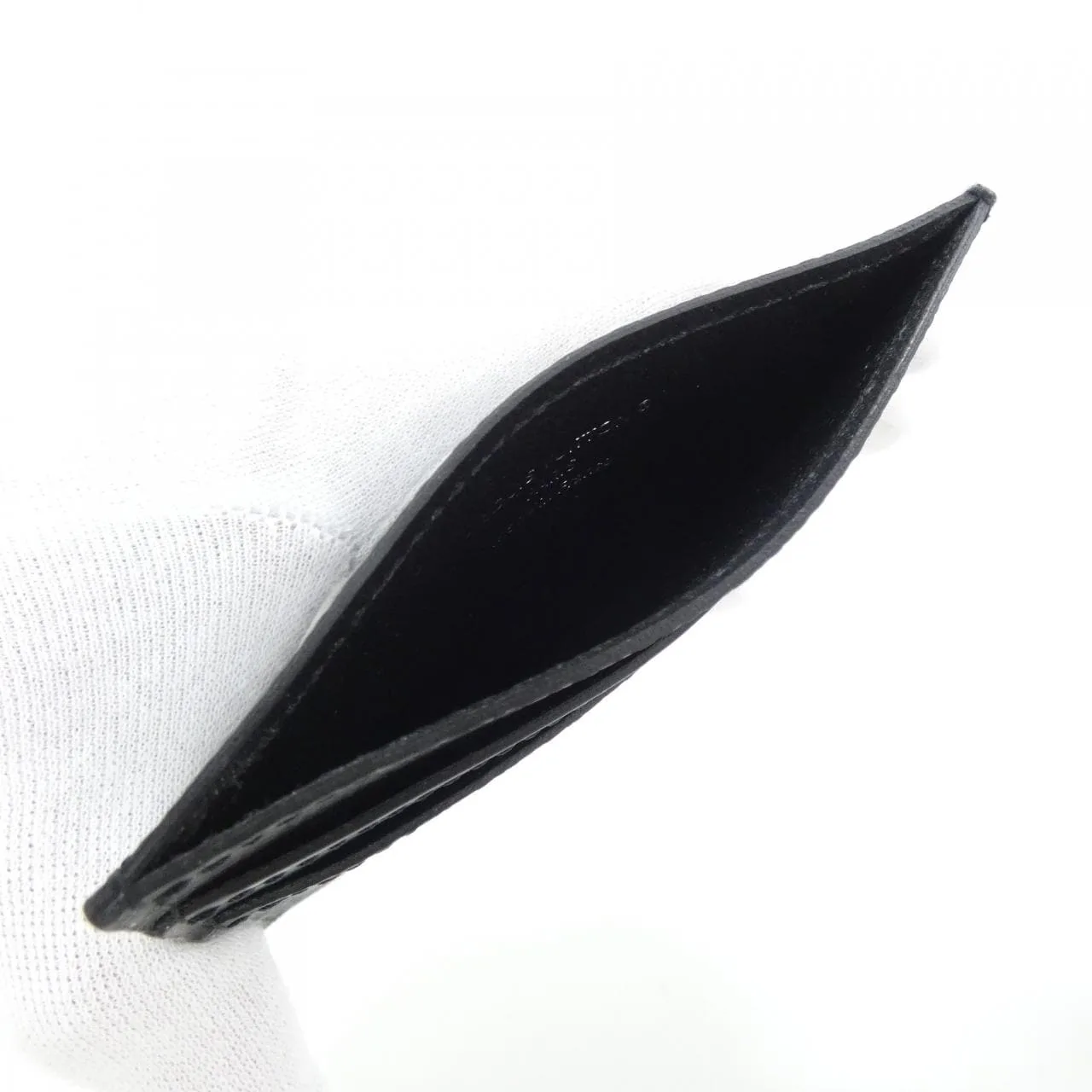 LOUIS VUITTON Eclipse M62170 Card Case Monogram 黑色 Monogram 中古品A - 縮圖 3